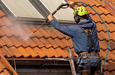 Démoussage et hydrofuge de toiture à Romazy
